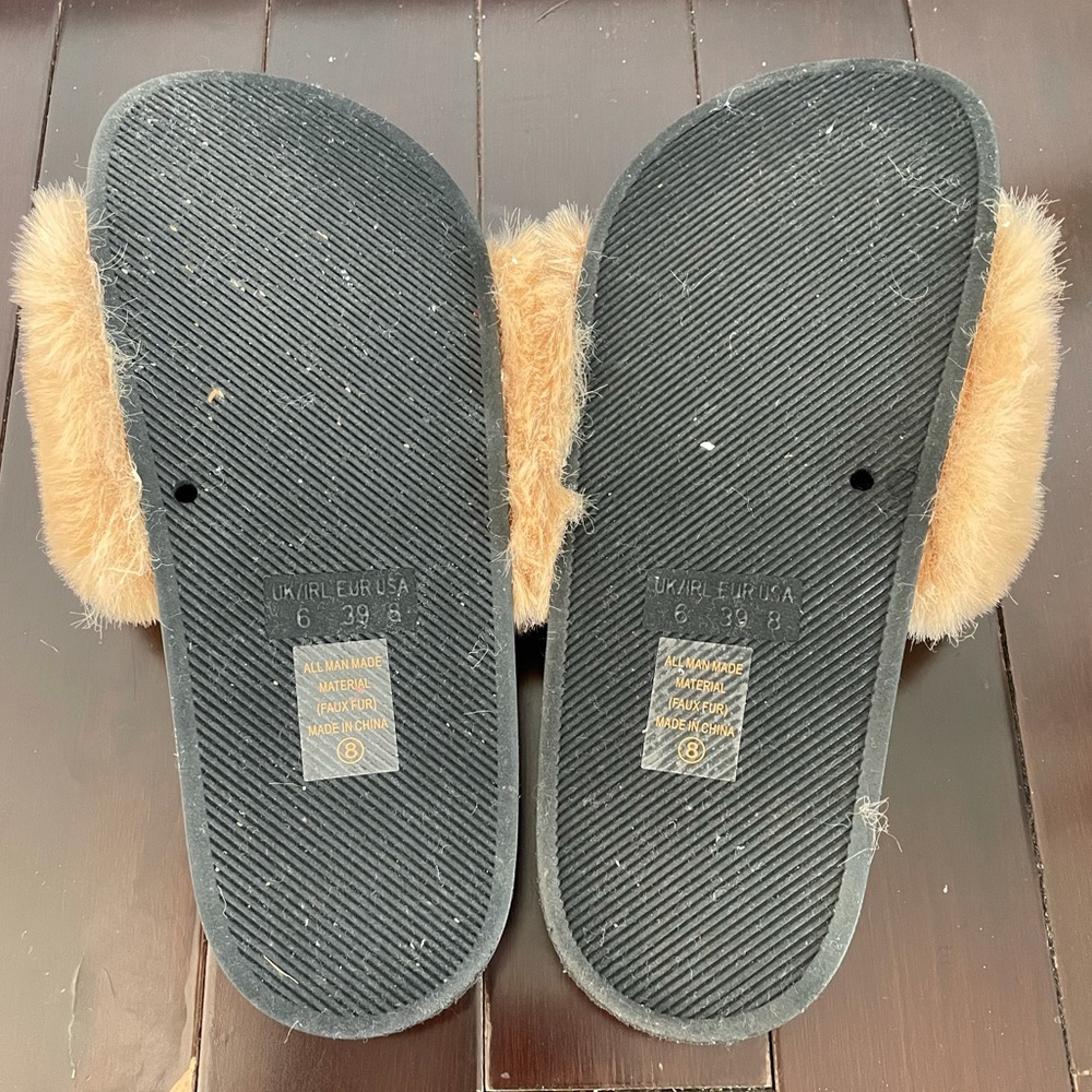 Fuzzy Slippers - Picture 2 of 2
